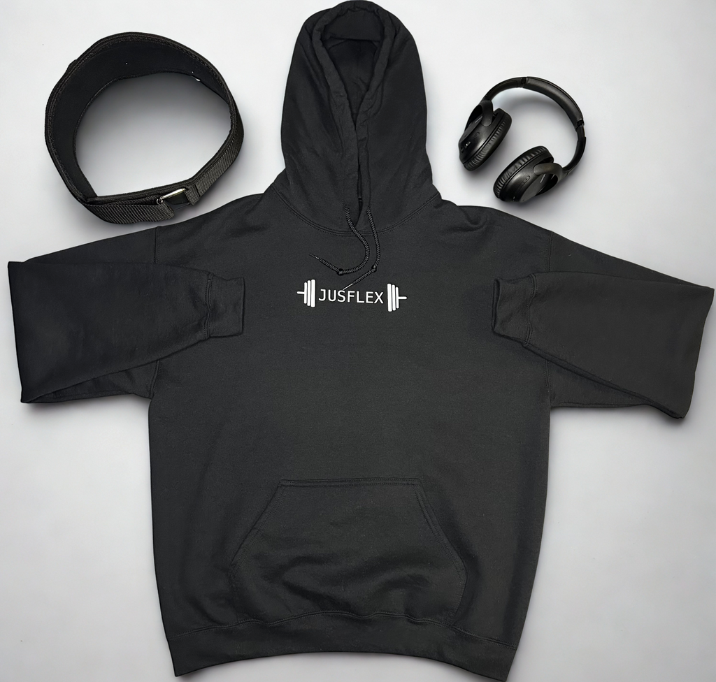 JUSFLEX Core Black Hoodie