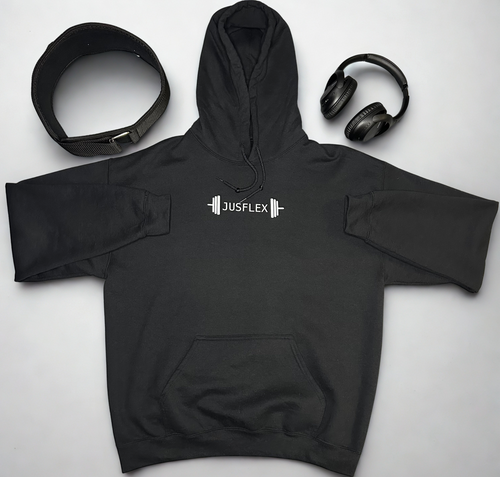 JUSFLEX Core Black Hoodie