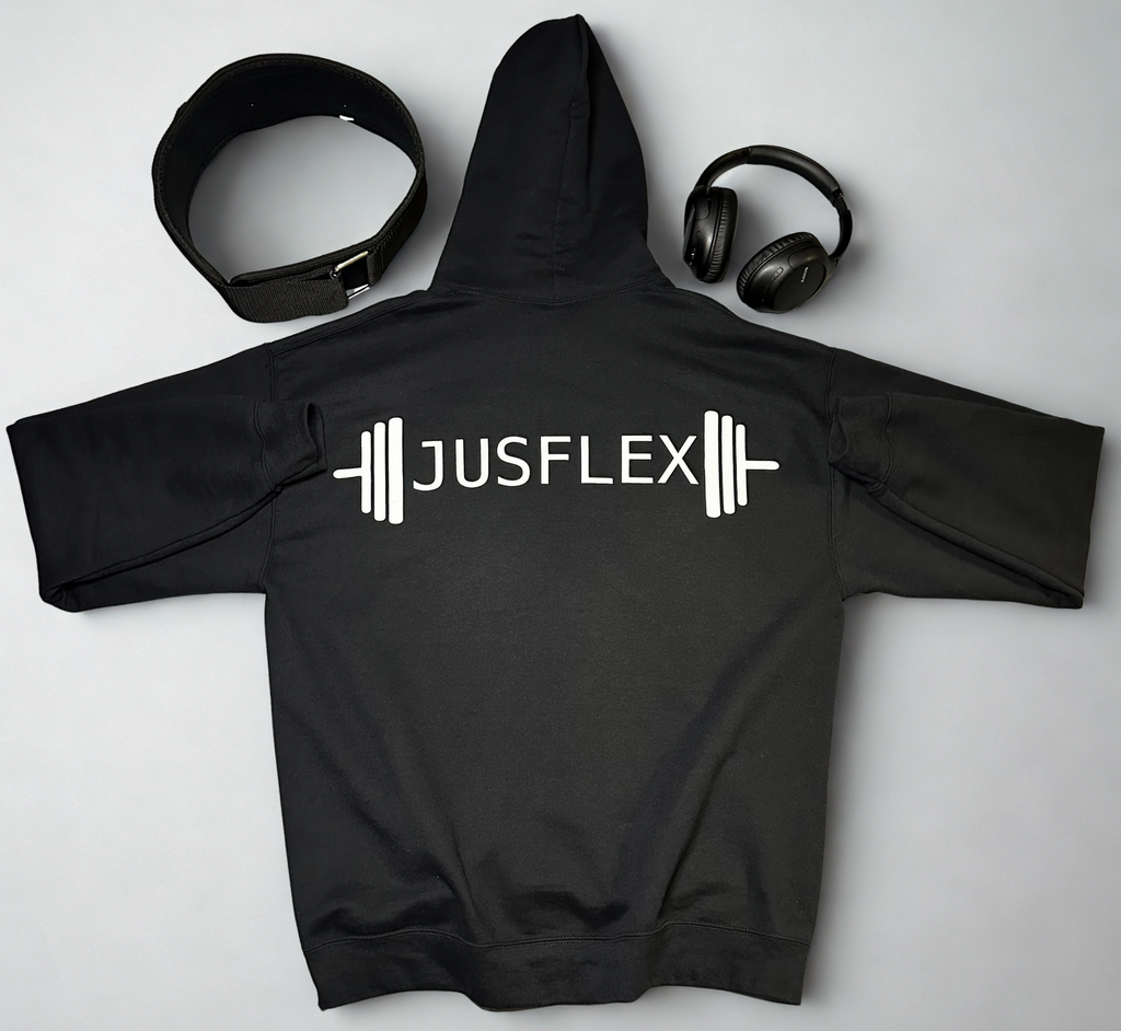 JUSFLEX Core Black Hoodie